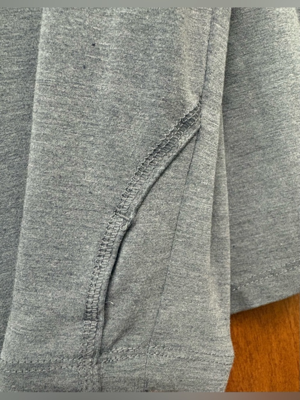 healing hands Heather Gray Crew Neck Top - Picture 3 of 5